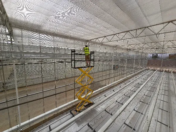 Screening system installation